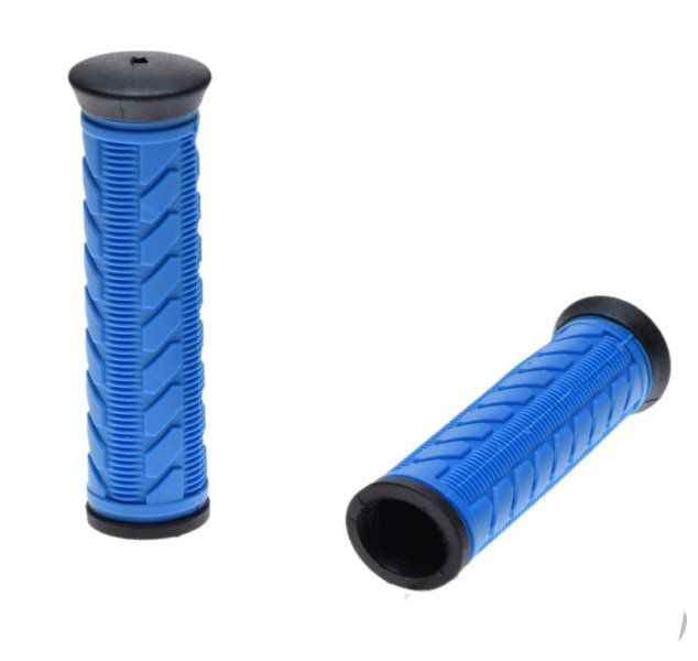 Fahrradgriffe, V-GRIP 120MM BLAU