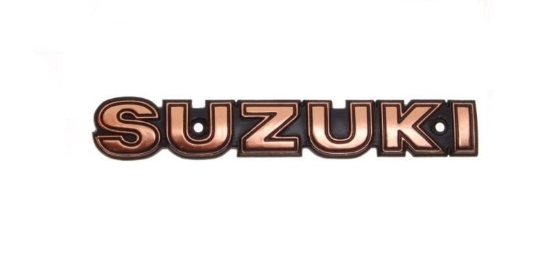 Emblem Suzuki logo 1-Stk GN 125 Stahl